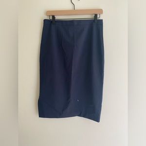 High waited Italian wool pencil skirt